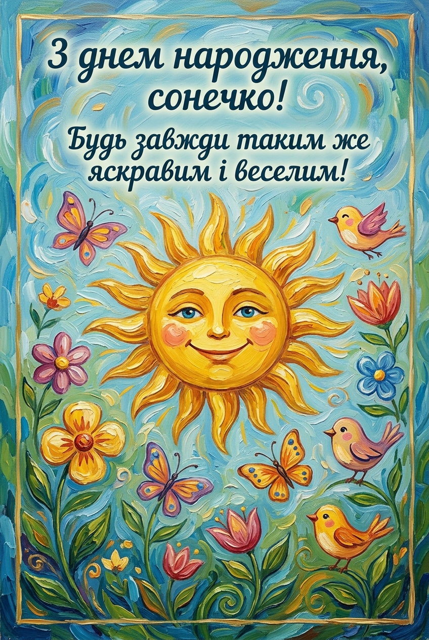 короткі привітання для дитини своїми словами