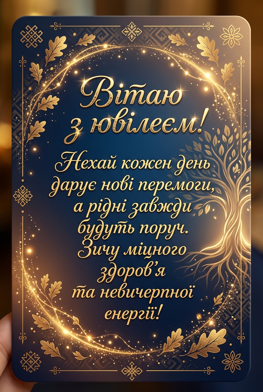 красиві привітання з ювілеєм мужчині у картинках