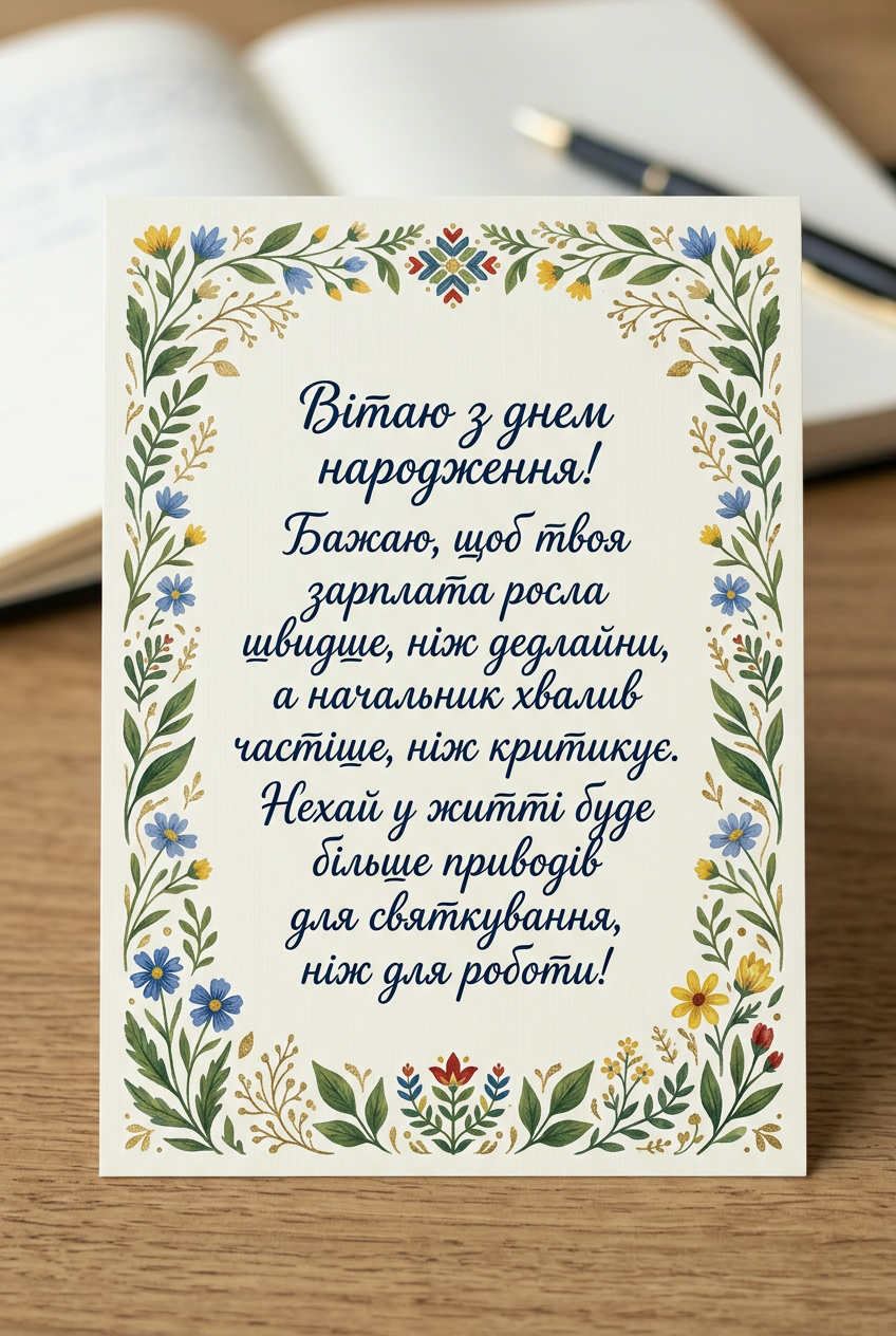 прикольні привітання з днем народження колезі чоловіку