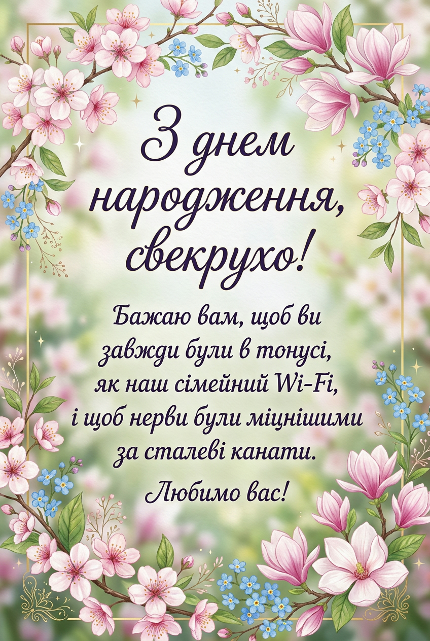 прикольні привітання з днем народження свекрусі