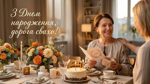 Привітання свахи з Днем народження: картинки, листівки та теплі слова