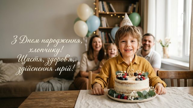 Привітання з Днем народження хлопчику: картинки, листівки та найкращі побажання