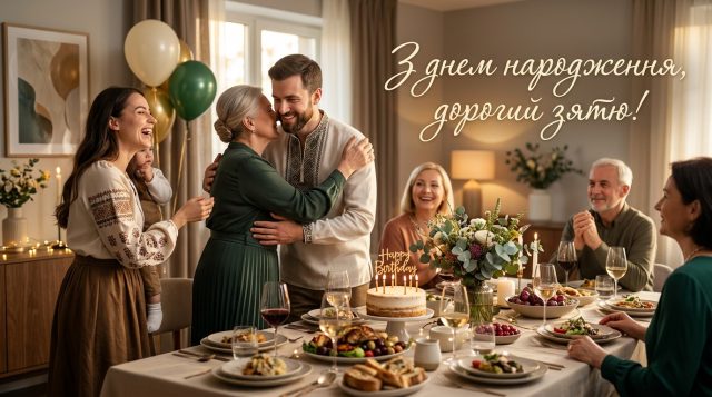 Привітання з днем народження зятю: картинки та слова, які зігріють серце