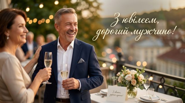 Привітання з ювілеєм мужчині: картинки, листівки та теплі слова