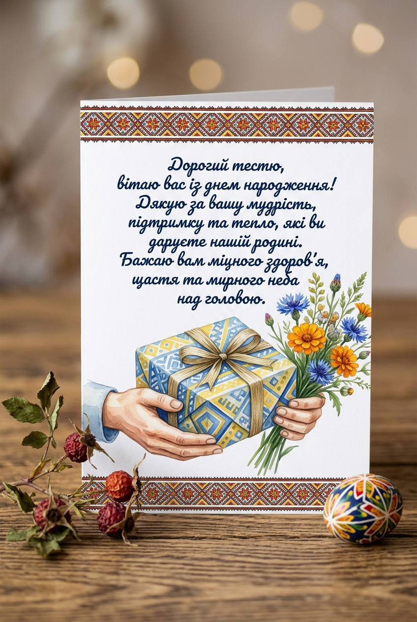 щирі привітання з днем народження тестя своїми словами