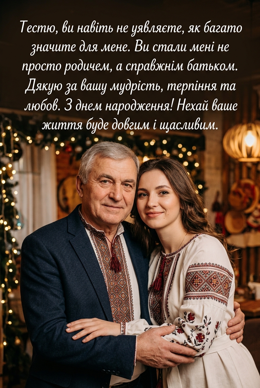 зворушливі привітання тестю до сліз