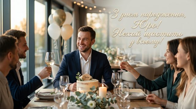 Картинки з днем народження Юра: найкращі привітання для Юрія