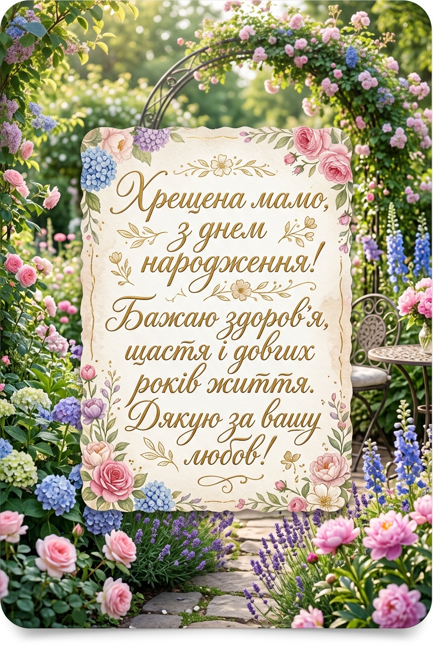 короткі привітання хрещеній у прозі