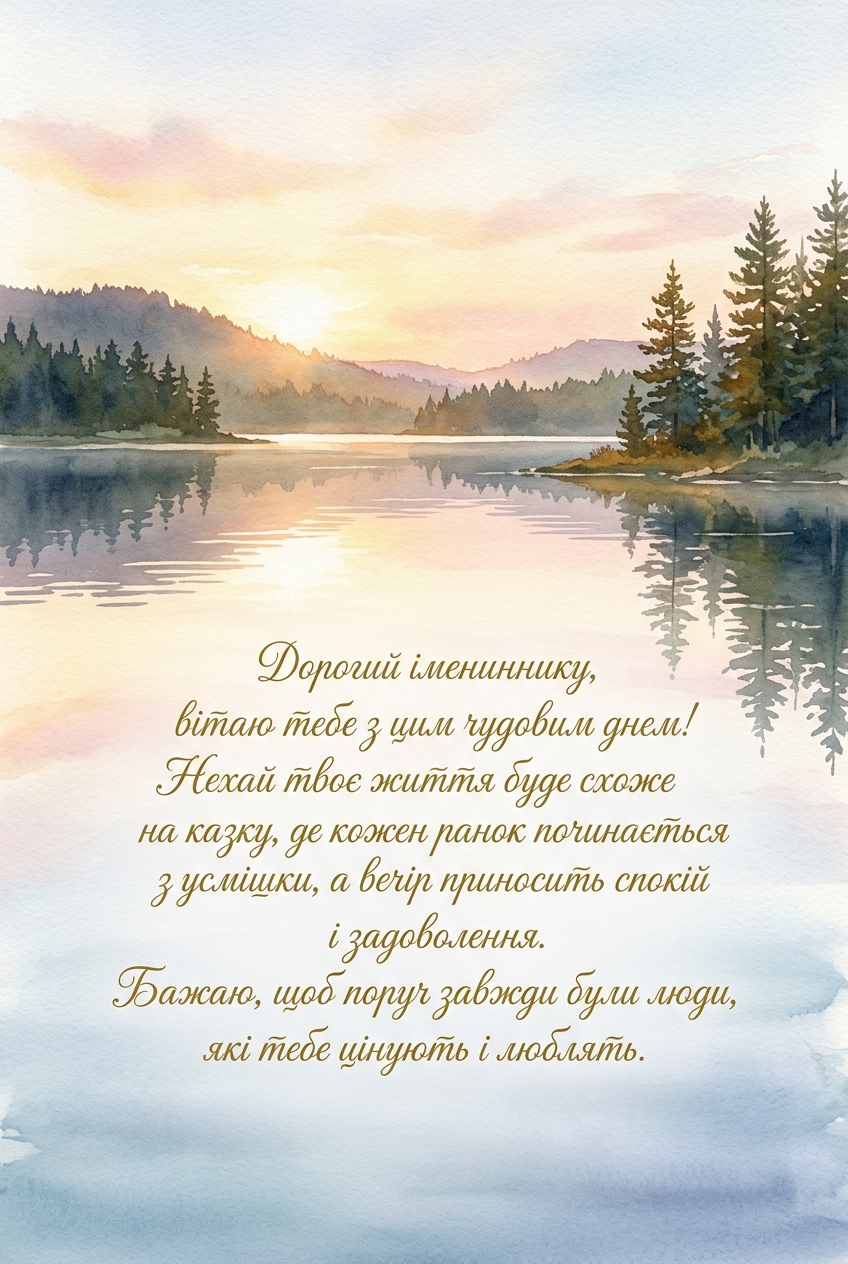 красиві привітання з іменинником у прозі