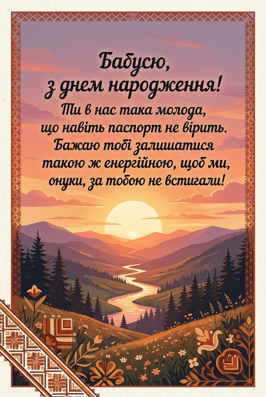 прикольні привітання для бабусі з гумором