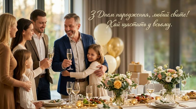 Привітання свата з Днем народження: картинки, щирі слова та побажання