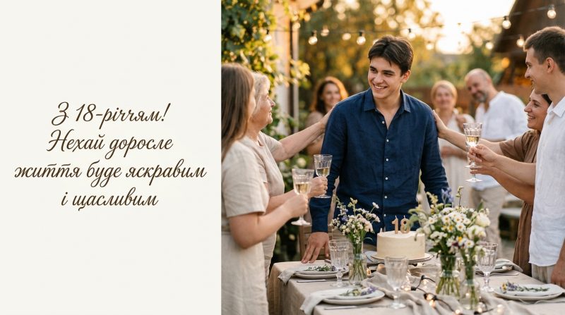 Привітання з 18 річчям хлопцю: картинки, побажання та щирі слова