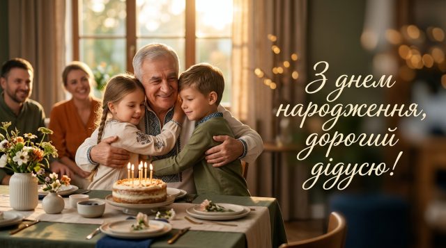Привітання з днем народження дідусю: картинки та слова, що зігріють серце