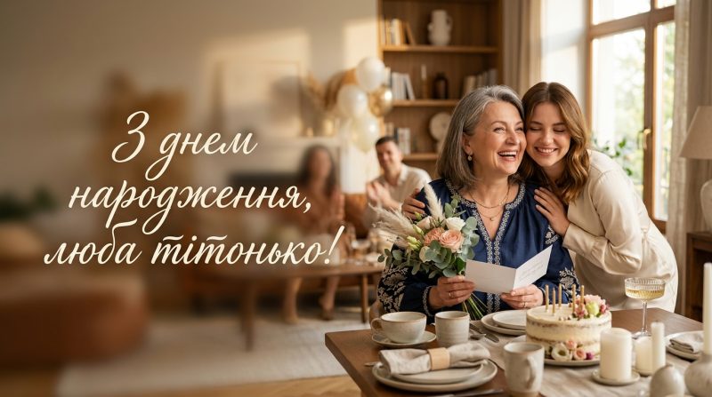 Привітання з днем народження тітці: картинки та щирі слова