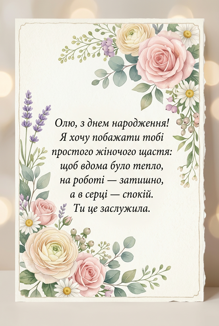 щирі привітання своїми словами