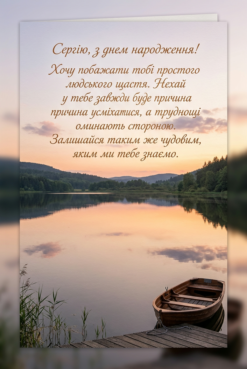 щирі привітання своїми словами
