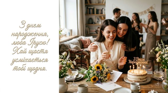 З днем народження Іруся: картинки, привітання та побажання у прозі