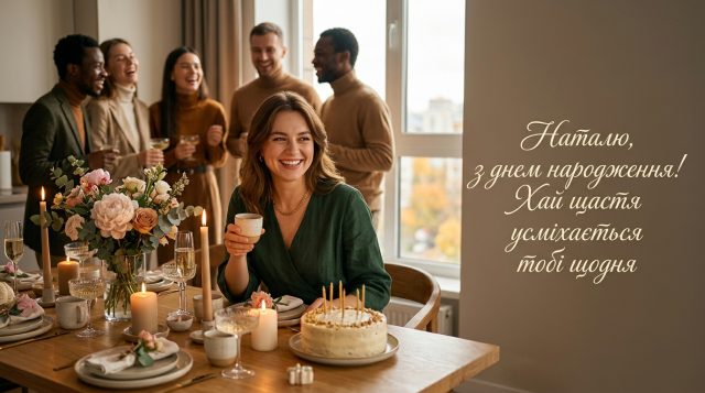 З днем народження Наталія: картинки, привітання та побажання