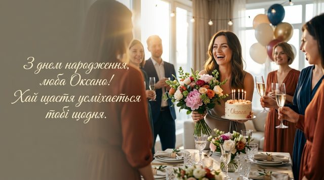 З днем народження Оксано: найкращі картинки та привітання
