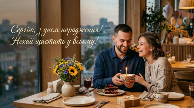 З днем народження Сергій: картинки, привітання та побажання у прозі