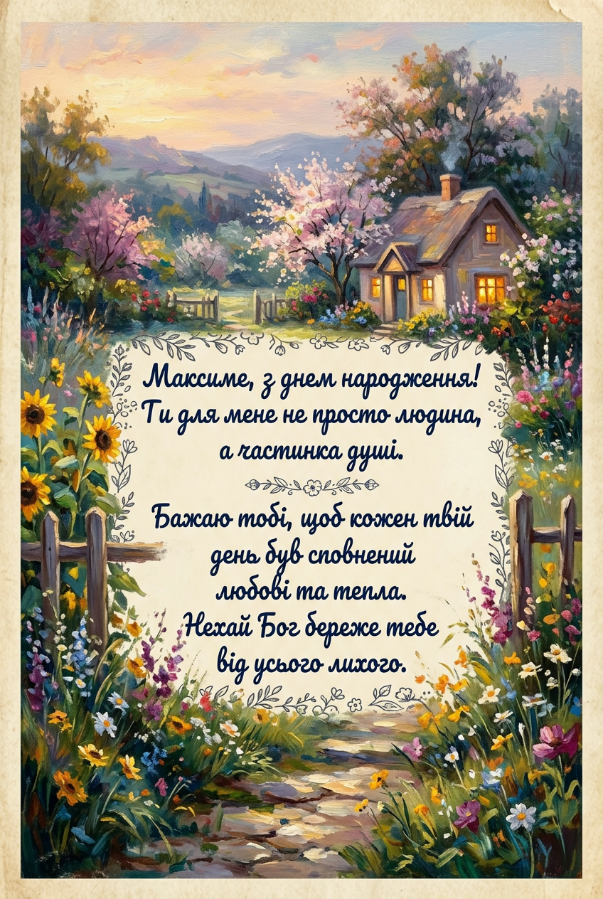 зворушливі до сліз привітання максиму